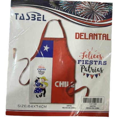 Delantal Celebración Chilena Dieciochero