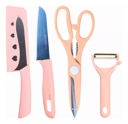 Set Tabla De Cortar Más Cuchillos Tijera
