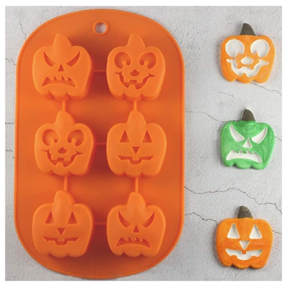 Set 6 Molde Calabazas Halloween