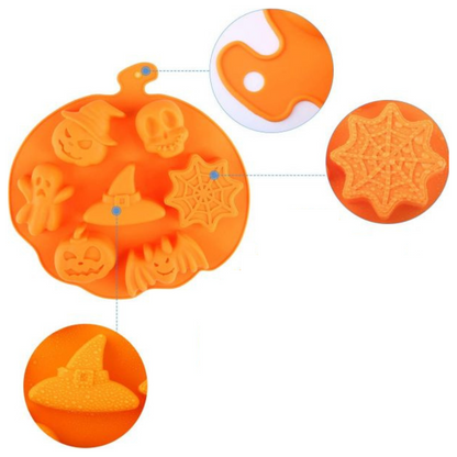Set 7 Molde Formas de Halloween