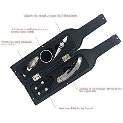Kit de accesorios para vino