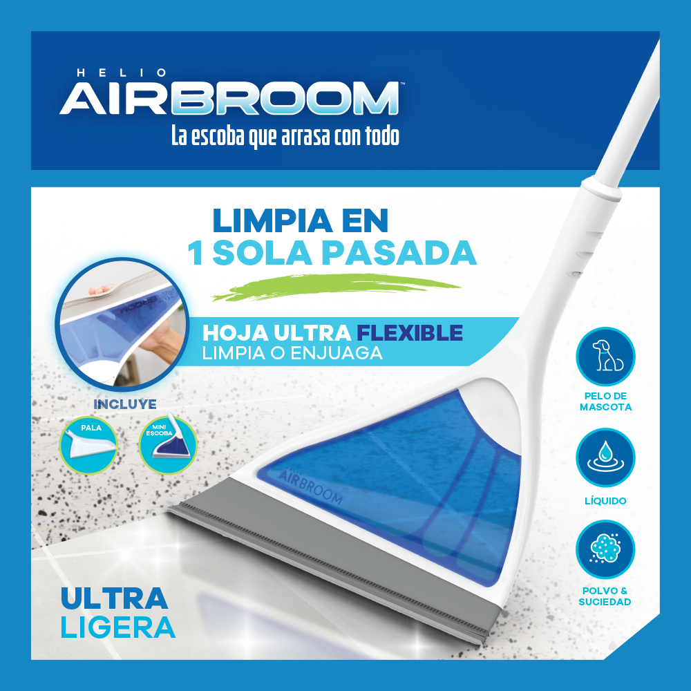 Helio AirBroom Set Limpieza Ultraliviano