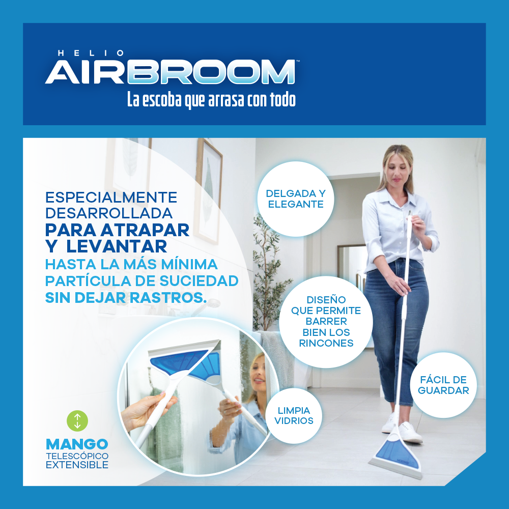 Helio AirBroom Set Limpieza Ultraliviano
