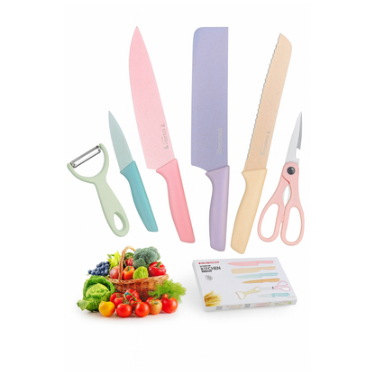 Set de Cuchillos de Cocina 7 Piezas