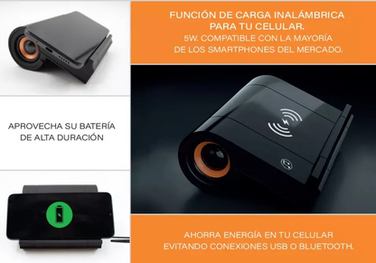 PARLANTE CON CARGADOR PARA CELULAR